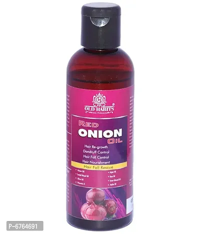 Old Habits  Anti Hair Fall Onion Oil 120 Ml  Pack Of 1-thumb0