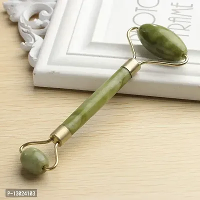 Generic STRS Green Jade Himalayan Natural Anti-Aging Jade Roller Massage Tool