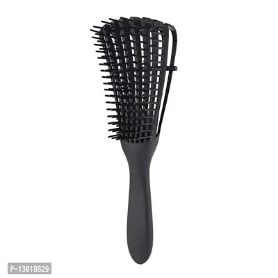 Detangling Brush Multifunctional Octopus Hair Comb Scalp Massager for Natural Hair for Women Afro Textured America 3a to 4c Kinky Wavy Curly Coily Thick Long Hair (Multicolored)-thumb0