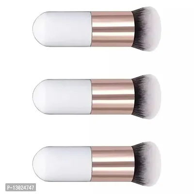 New Chubby Pier Foundation Brush Flat Cream Makeup Brushes Professional Cosmetic Make-up Brush 3 Pcs-thumb5