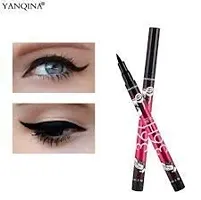 ClubComfort? Makeup Eyeshadow 1 Pcs, Liquid Lipsticks 1, 1 Black Eyeliner 36 H Set of 3 Pcs-thumb3