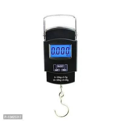 Buy ATP Cart Electronic Portable Fishing Hook Type Digital LED Screen  Luggage Weighing Scale, 50 kg/110 Lb (Black) Online In India At Discounted  Prices