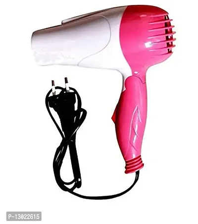 ClubComfort Hair Dryer With Fold Able Handle And Mini Hair Straightener Travel Friendly Pack Of 2, Pink-thumb4