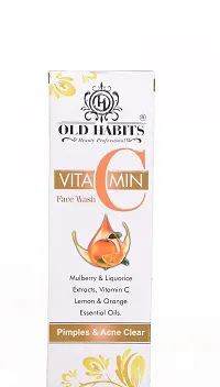 OLD HABITS Vitamin-C Facewash | All Skin Types Natural Energizing / Cleansing Face Wash for Men & Women | 100 ml-thumb2