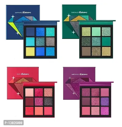 Lenon Beauty Color Obsessions Ruby, Amethyst, Emerald And Sapphire Pack of 4