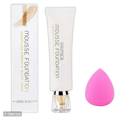 ClubComfort� Beauty Primer Mousse Foundation Weightless Smooth & Velvet Touch Multi color