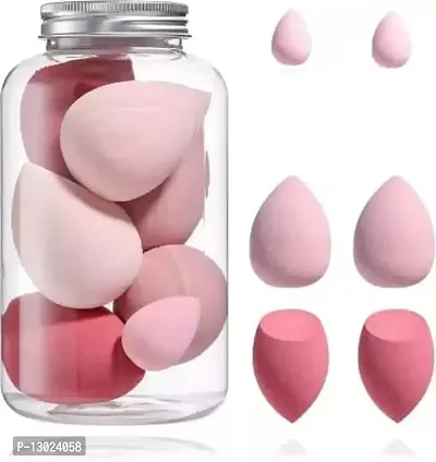 1Pcs Jar Beauty Blender Sponge Set (4PCS BIG+2PCS SMALL) Face Makeup Puff Flawless Blending Sponge Foundation, Cream & Powder Applicator for Dry & Wet Makeup-thumb0