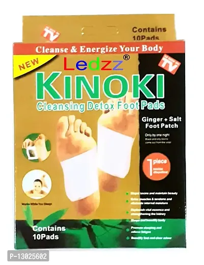 Ledzz Kinoki Detox Foot Pads Pack of 1 10pc (10 Pads)