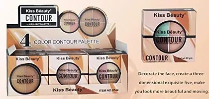 ClubComfort Beauty Pofessional Four Color Contour Highlight Palette - 2 with 3D Stick Contour and 36 HRS Eyeliner Pack of 3-thumb2