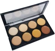 ClubComfort Beauty 8 Shades Contour and Highlighter With Contour Brush Pack of 2-thumb1