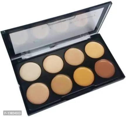 ClubComfort Beauty 8 Shades Contour and Highlighter With Contour Brush Pack of 2-thumb2