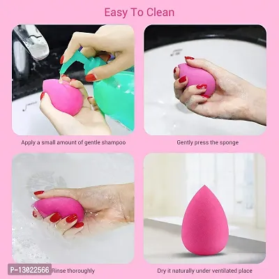 ClubComfort? Makeup Sponge Puff Pack of 2 (Multicolour)-thumb4