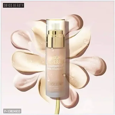 ClubComfort� Beauty High Coverage Waterproof Base Foundation Multicolor With Makeup Sponge Puff-thumb2