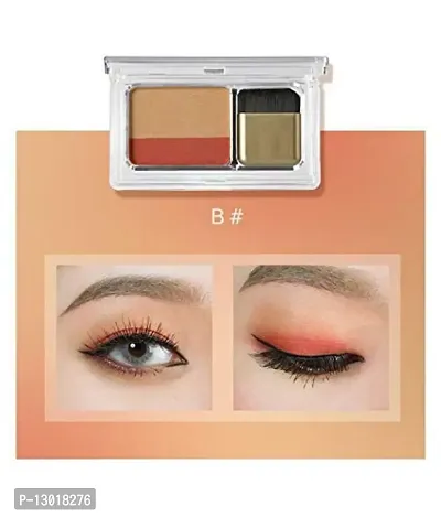 ClubComfort? Long Wear Gel Eyeliner (Black And Brown) With 2 Expert Eyeliner Brushes And Double Tone Mini Eye shadow Palette-thumb2