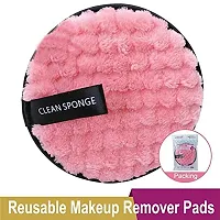 Mushroom puff with handle makeup sponge For Foundation Mushrooms head seal puffs beauty make up with Reusable Multi-functional Makeup Removal Facial Cleansing Pad(pack of 2 items)-thumb3