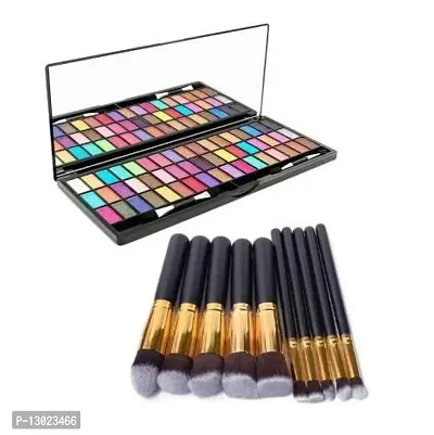 ClubComfort Professional 51 Color Eye Shadow With 10 Pcs Makeup Brush