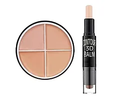 ClubComfort Beauty Pofessional Four Color Contour Highlight Palette - 2 with 3D Stick Contour and 36 HRS Eyeliner Pack of 3-thumb3