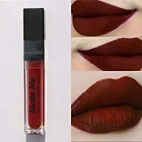 ClubComfort? Makeup Eyeshadow 1 Pcs, Liquid Lipsticks 1, 1 Black Eyeliner 36 H Set of 3 Pcs-thumb1