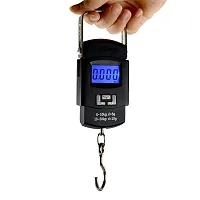 Electronic Balance Digital Hanging Luggage Fishing Hook Scale 50 Kg Backlight LCD Display Screen (Multicolor) 1Pc-thumb2