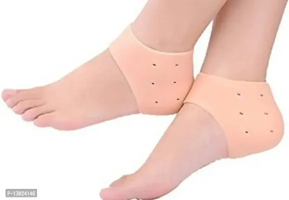 ClubComfort� Silicone Gel Heel Pad Socks for Heel Swelling Pain Relief Ankle Support Cushion for unisex