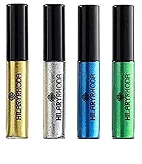 ClubComfort Eye Primer With Glitter Eyeliner Beauty HR Glitter Liquid Eyeliner Gold, Blue, Green, Silver Pack of 5-thumb1