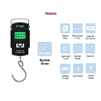 AV CARTS Bolt Electronic Portable Fishing Hook Type Digital LED Screen Luggage Weighing Scale, 50 kg/110 Lb (Multi Color)-thumb4