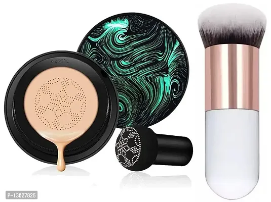 BB and CC Cream Foundation With Air Cushion 20g & White Foundation Brush