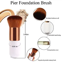 Clubcomfort Mini Mushroom Foundation Base Brush And Makeup Blender (Colour May Vary)-thumb2