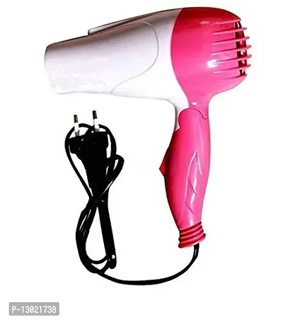 ClubComfort ? Hair Dryer with Fold able Handle and Mini Hair Straightener Travel Friendly With Professional Hair Salon Round Comb-thumb3