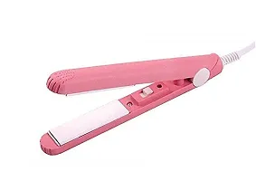 ClubComfort Hair Dryer With Fold Able Handle And Mini Hair Straightener Travel Friendly Pack Of 2, Pink-thumb4