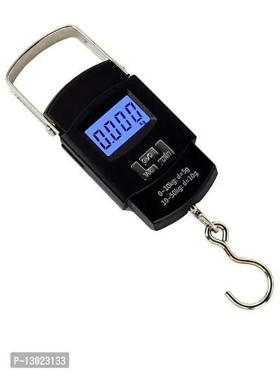 AV CARTS Bolt Electronic Portable Fishing Hook Type Digital LED Screen Luggage Weighing Scale, 50 kg/110 Lb (Multi Color)-thumb0