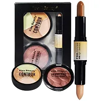 ClubComfort� Beauty Face Contour+Concealer+Bronzer Kit 23001 3 in 1 Set Multicolor-thumb4