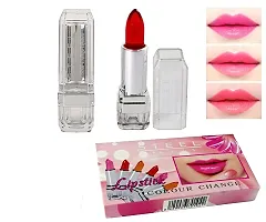 Steel Paris Colour Change Shimmery Gel Lipstick 6 Pieces (2 Red, 2 Pink, 2 Orange)-thumb3