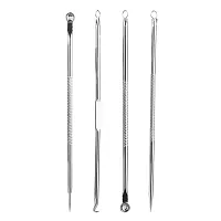 ClubComfort Stainless Steel Blackhead Pimple Blemish Extractor/Remover Tool (4.72-inch) - Set of 4-thumb3