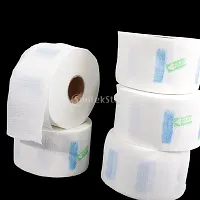 Pro Disposable Neck Ruffle Roll Paper Strip Tissue for Salon Beauty Barbers , Blue-thumb4