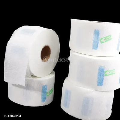 Pro Disposable Neck Ruffle Roll Paper Strip Tissue for Salon Beauty Barbers , Blue-thumb5
