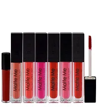 ClubComfort? ADS-PRO Ultra Smooth Matte Me Liquid Lipstick (Multi-colored) (Pack of 6pcs)-thumb1