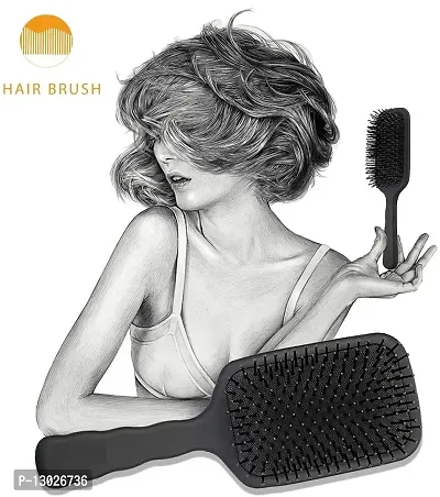 Professional Unisex paddle Hair Brush Comb For Men And Women-thumb2