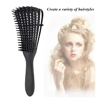 Detangling Brush Multifunctional Octopus Hair Comb Scalp Massager for Natural Hair for Women Afro Textured America 3a to 4c Kinky Wavy Curly Coily Thick Long Hair (Multicolored)-thumb2