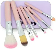 Lenon Beauty 6155 Makeup Kits, 7 Pcs Makeup Brush, 2 Pink Blender, 1 Black Eyeliner-thumb4