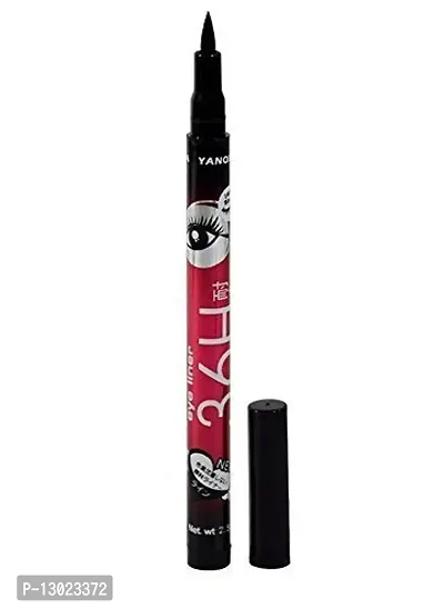 ClubComfort Matte Me Ultra Smooth Liquid Lipstick, 6 ml (Red&Maroon) With Black Eyeliner-thumb2