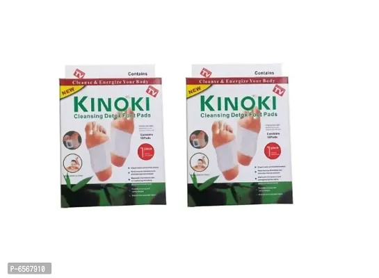 Kinoki Organic Health Foot Patch Remove Toxins Ginger Foot Detox Pads For Foot And Body Cleansing 2 box (10 Pack)-thumb0