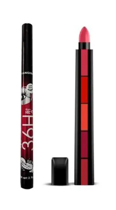 5in1 Waterproof Lipsticks Combo Kit