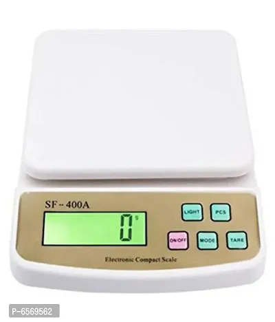 Compact Scale With Tare Function Sf 400A 10 Kg Digital Multi-Purpose Kitchen Weighing Scale-thumb0