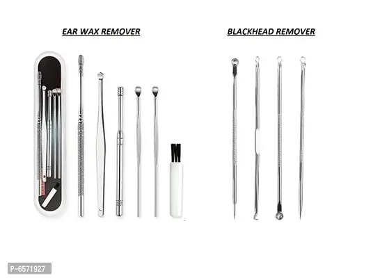 Lenon Beauty Blackhead And Ear Wax Remover Stainless Steel Needle Pack of 10
