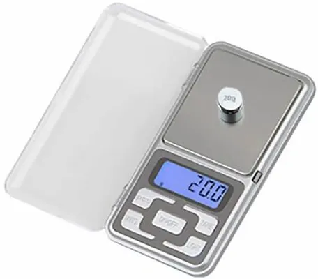 Lenon Jewellery Scale | Weight Scale | Digital Weight Machine | weight machine for gold | Electronic weighing machines for Jewellery 0.01G to 200G Small Weight Machine for Shop - Silver-thumb0