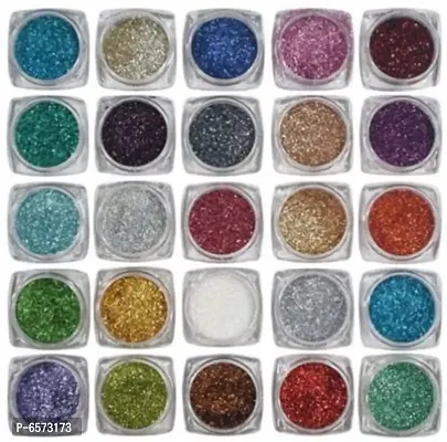 Lenon Beauty 25 Glitter Multicolor For Eyeshadow and Nail Art-thumb0