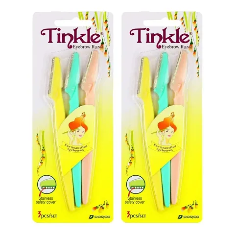 Tinkle Eyebrow Razor (Pack Of 1, 2 And 3)