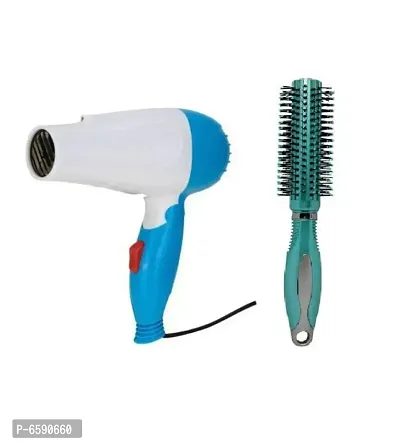 Lenon Nova 1290 Hair Dryer 1000 Watt With Salon Round Comb Multicolor-thumb0