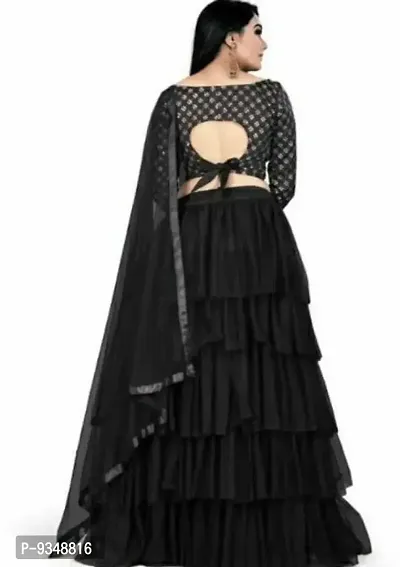 Women Ruffle Lehenga Choli-thumb2